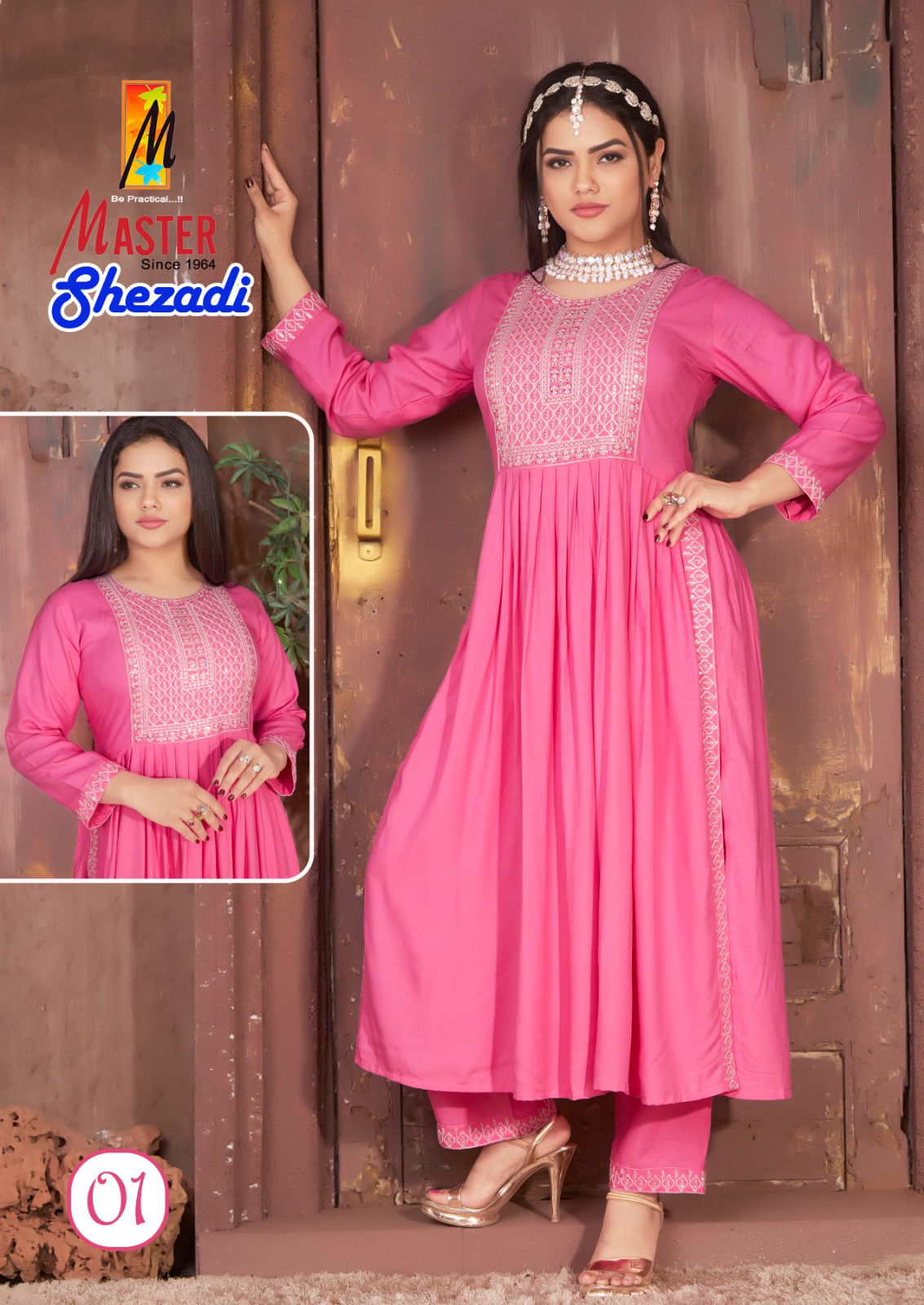 Shezadi By Master Designer Readymade Suits Catalog
